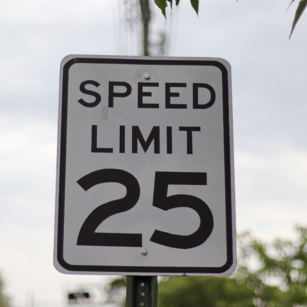 Speed Limit 25 Mph Sign