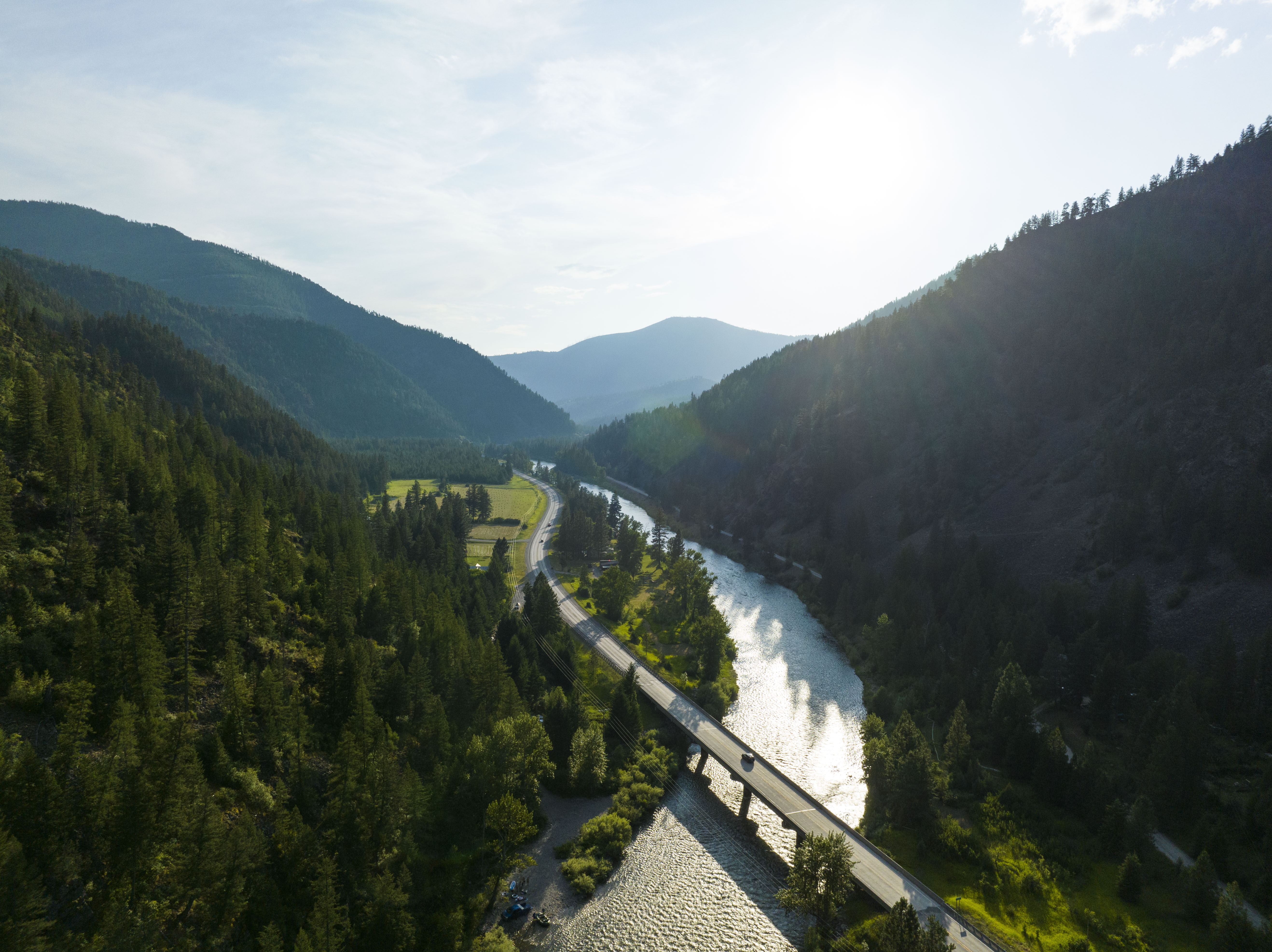 Banner (Blackfoot Cooridor Aerials (5)) | Blackfoot river aerial 